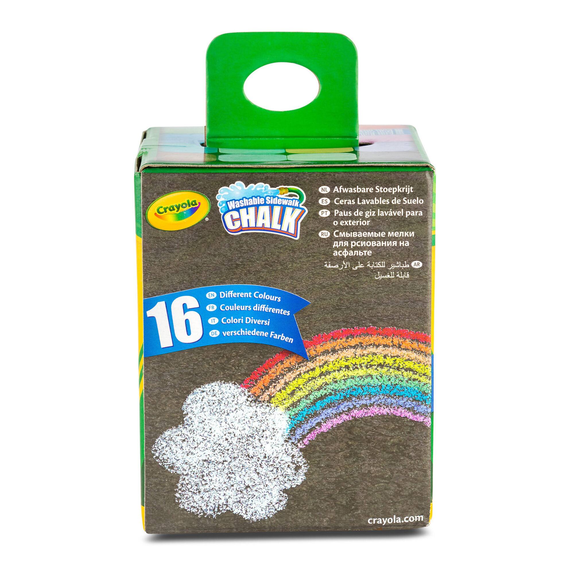 Crayola® Washable Sidewalk Chalk Tray, 12 Packs of 16